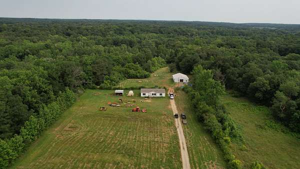 53 Acres of Land with Home for Sale in Danville, Alabama