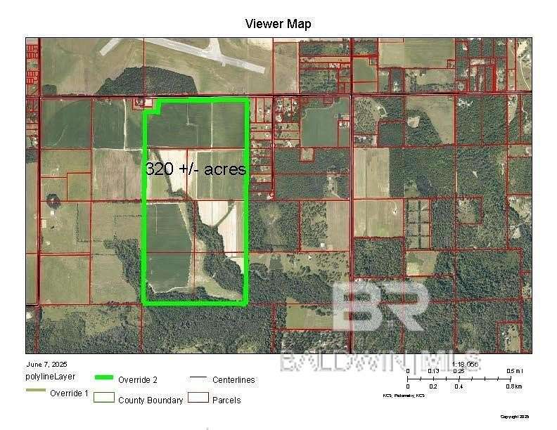 320 Acres of Land for Sale in Summerdale, Alabama