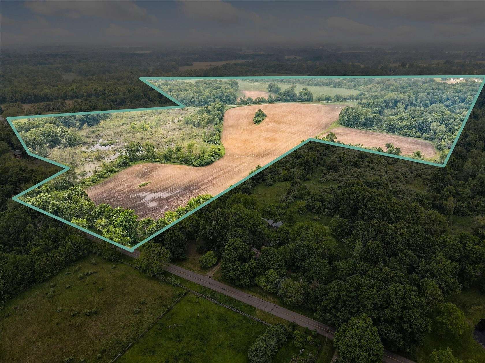 72 Acres of Recreational Land & Farm for Sale in Munith, Michigan