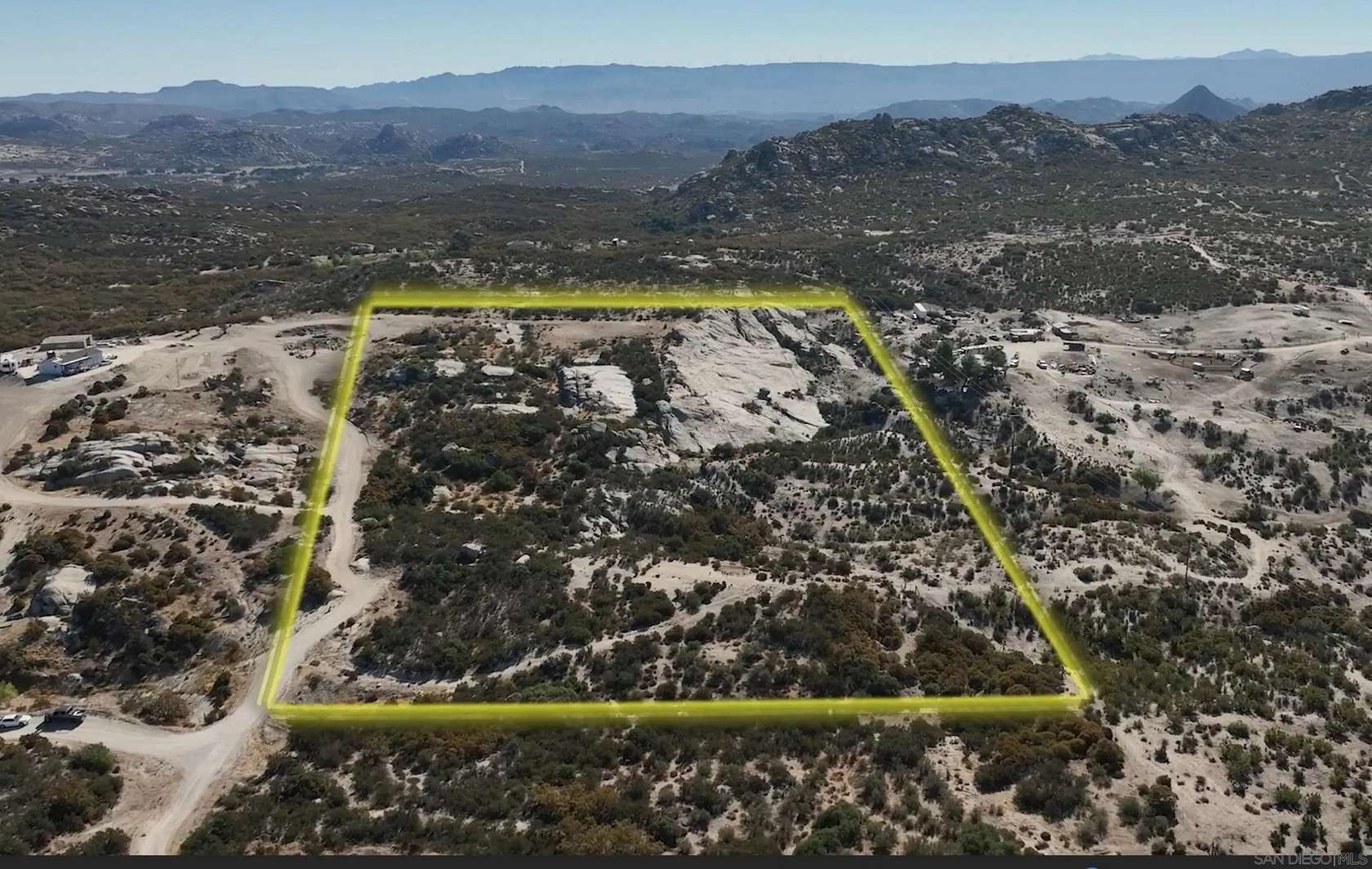 8.15 Acres of Residential Land for Sale in Boulevard, California
