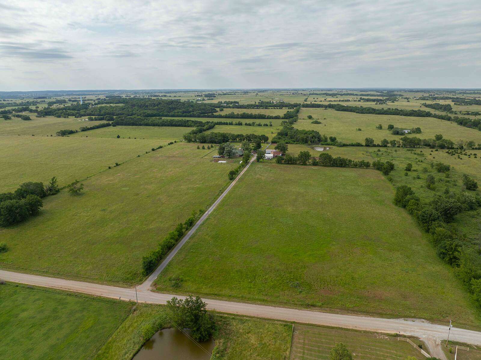 68 Acres of Agricultural Land with Home for Sale in Big Cabin, Oklahoma
