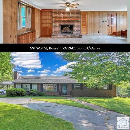 5.15 Acres of Land with Home for Sale in Bassett, Virginia