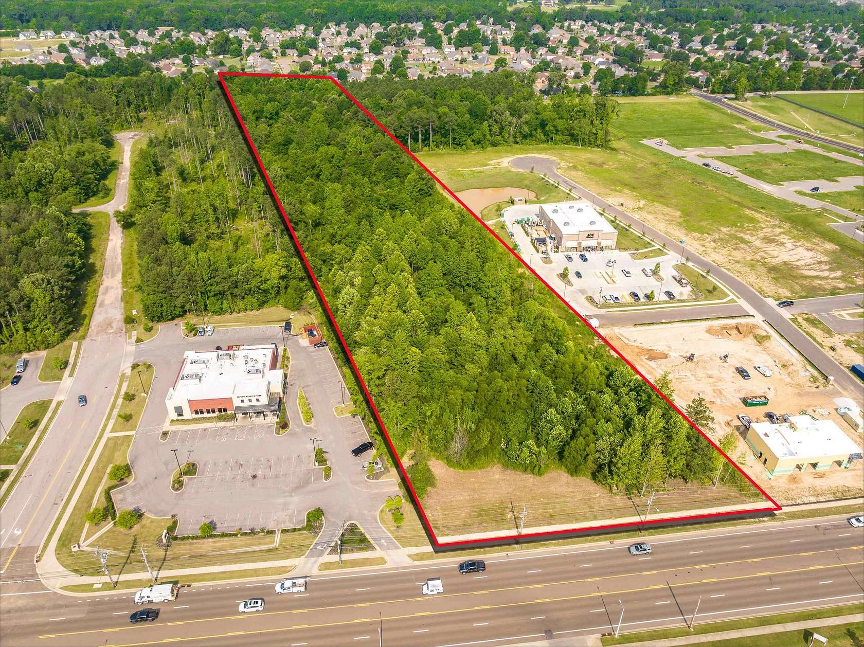 10.5 Acres of Land for Sale in Lakeland, Tennessee