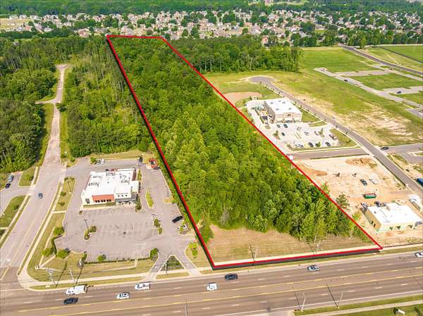 10.5 Acres of Land for Sale in Lakeland, Tennessee