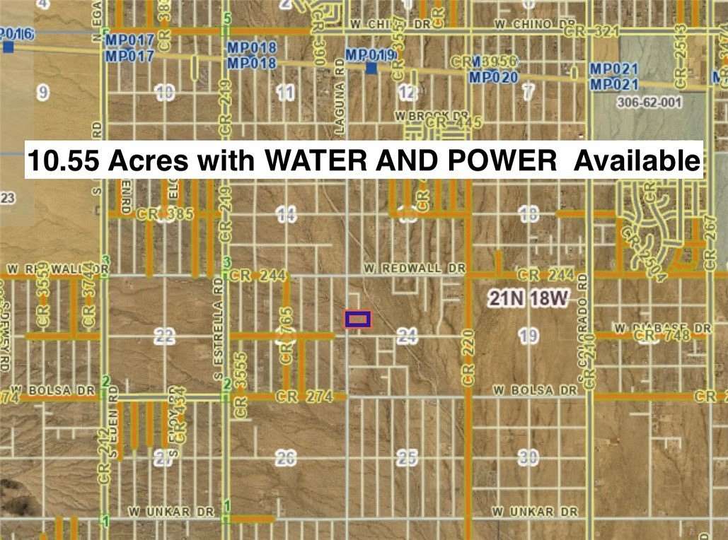 10.6 Acres of Land for Sale in Golden Valley, Arizona