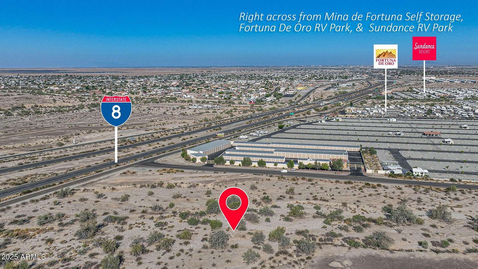 59.7 Acres of Land for Sale in Fortuna Foothills, Arizona