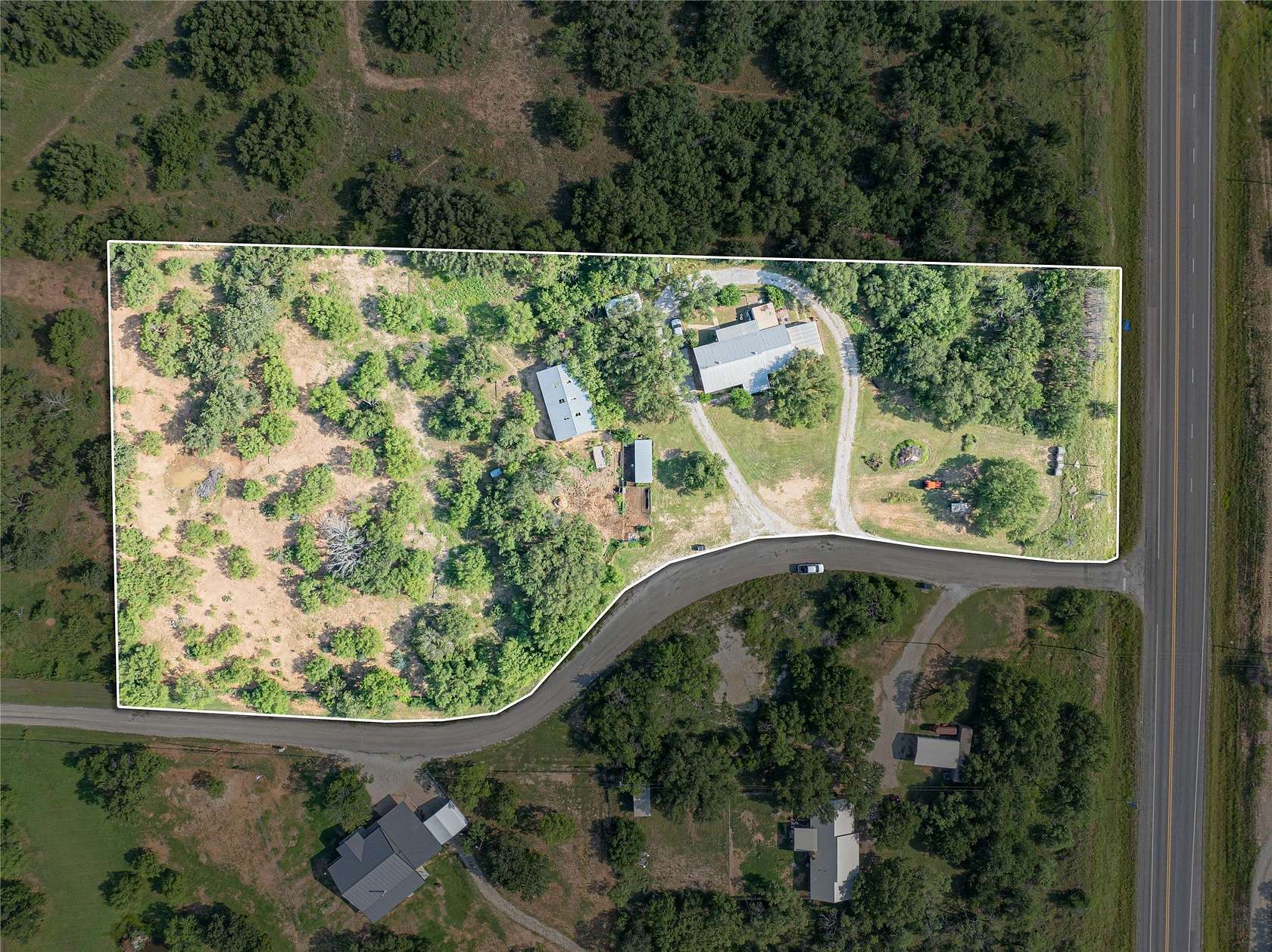 4 Acres of Land with Home for Sale in Breckenridge, Texas