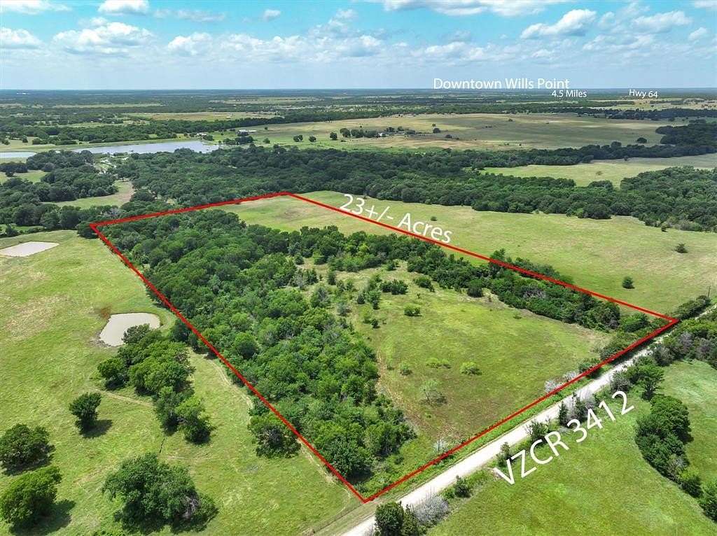 23 Acres of Land for Sale in Wills Point, Texas