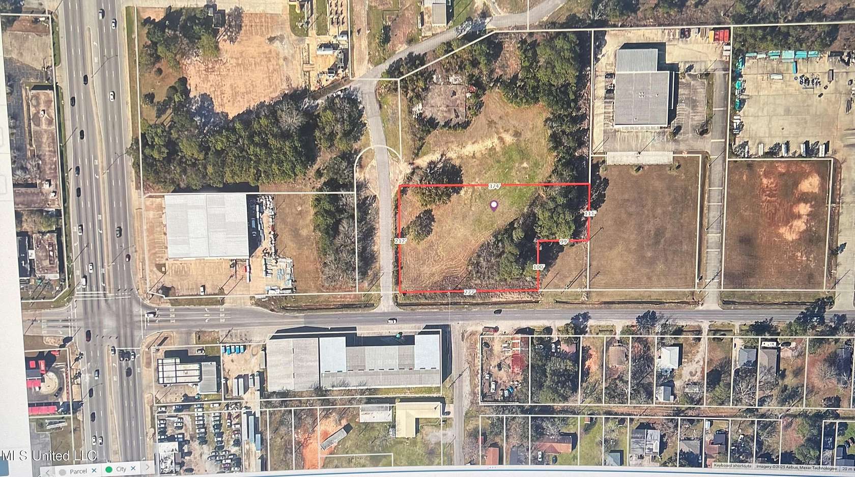 1.59 Acres of Commercial Land for Sale in Gulfport, Mississippi