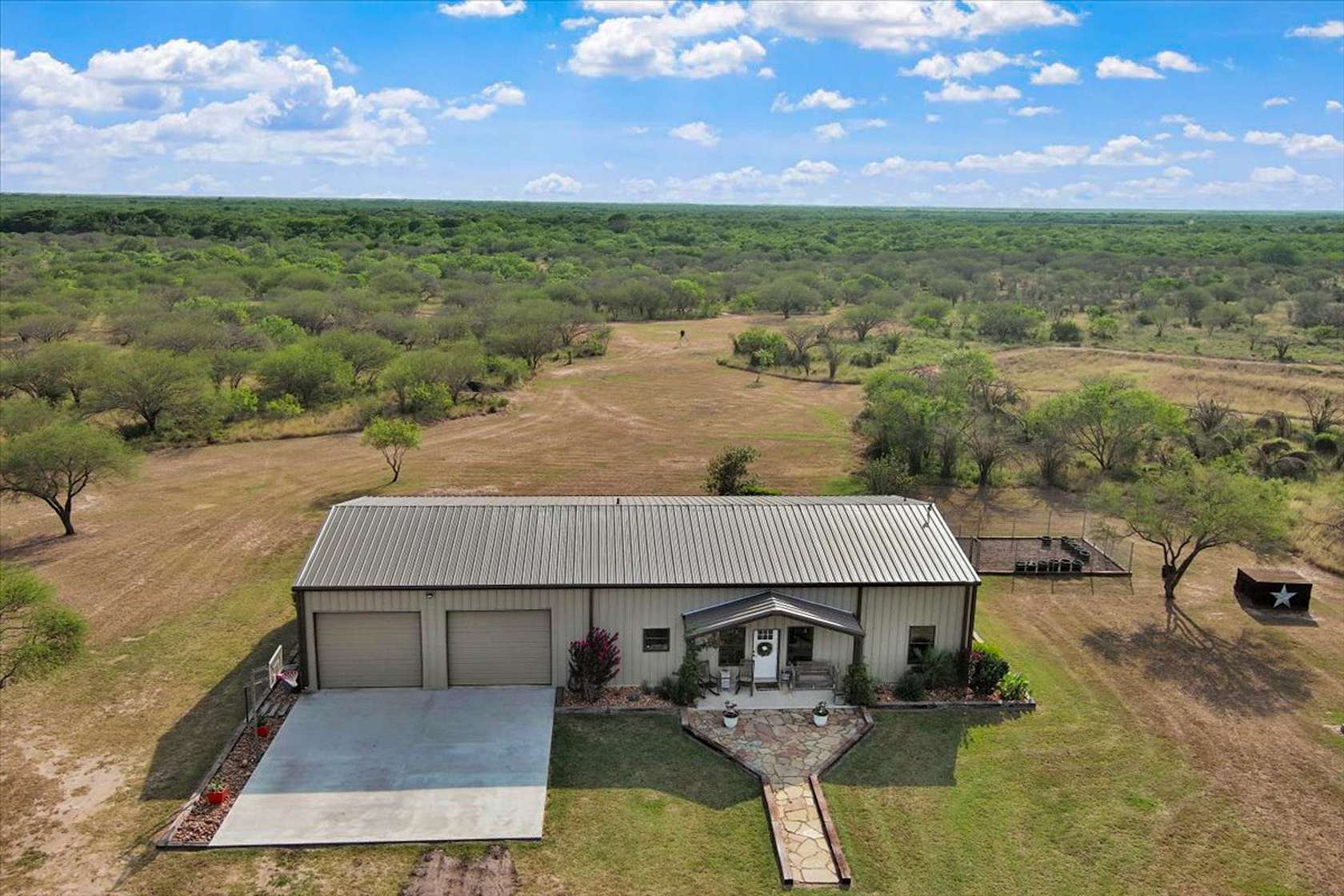 34.1 Acres of Recreational Land with Home for Sale in Alice, Texas