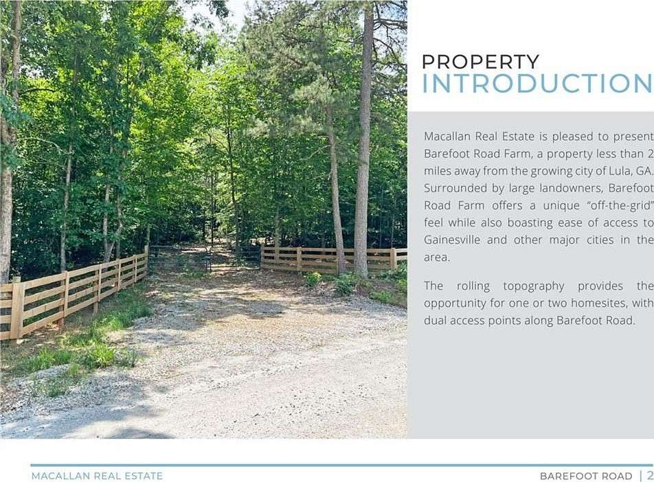 81.3 Acres of Agricultural Land for Sale in Lula, Georgia