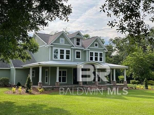 7.6 Acres of Residential Land with Home for Sale in Silverhill, Alabama