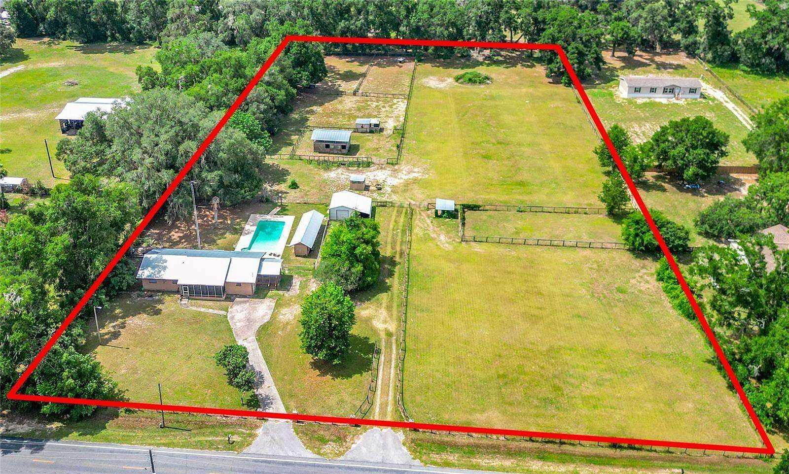 5 Acres of Land with Home for Sale in Anthony, Florida