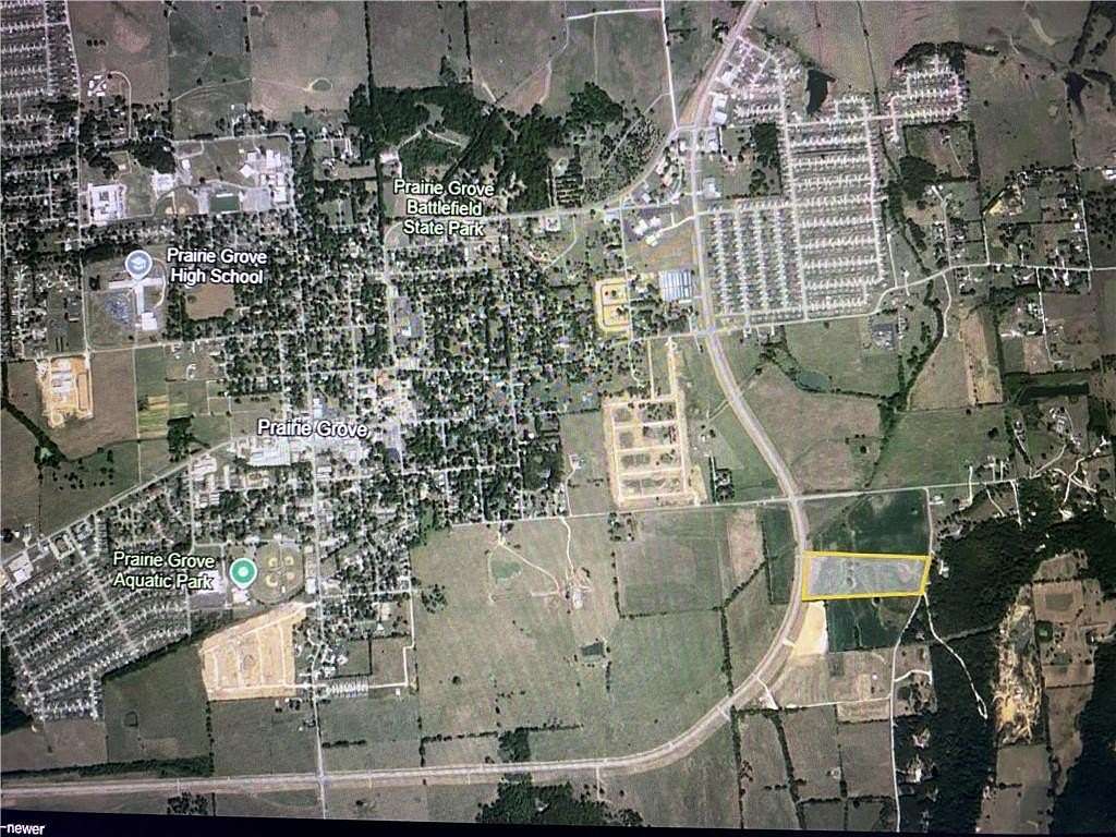 15.3 Acres of Commercial Land for Sale in Prairie Grove, Arkansas