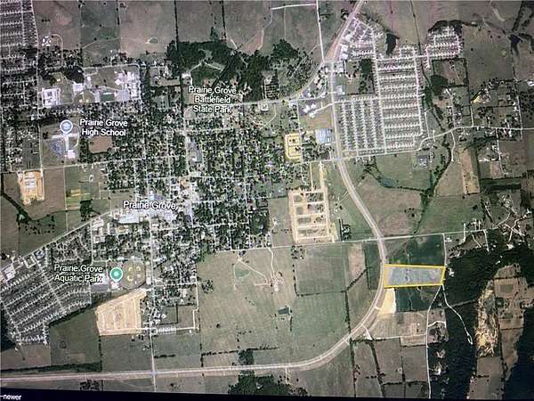 15.3 Acres of Commercial Land for Sale in Prairie Grove, Arkansas