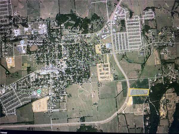 15.3 Acres of Commercial Land for Sale in Prairie Grove, Arkansas