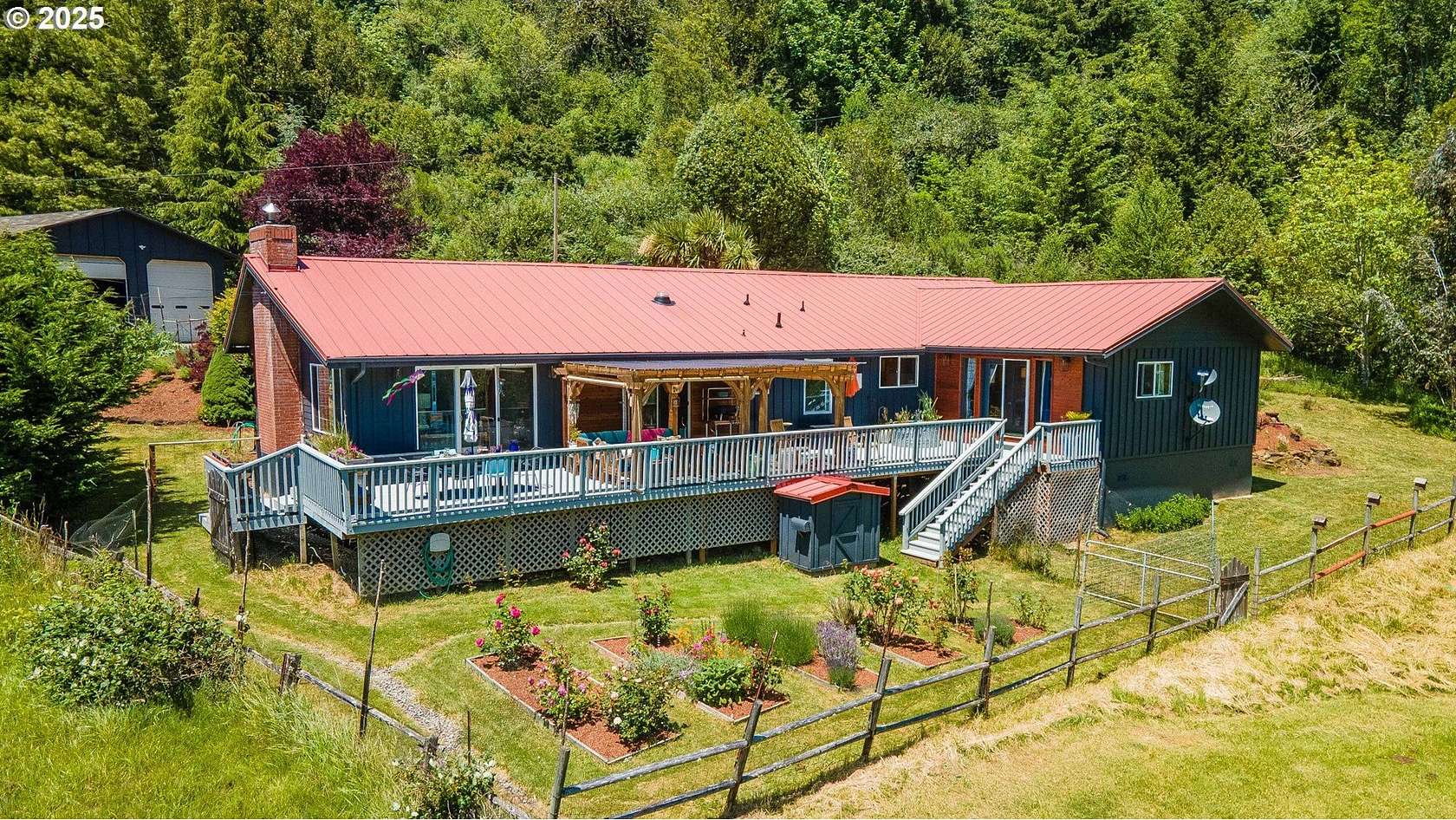 2.35 Acres of Land with Home for Sale in Coquille, Oregon