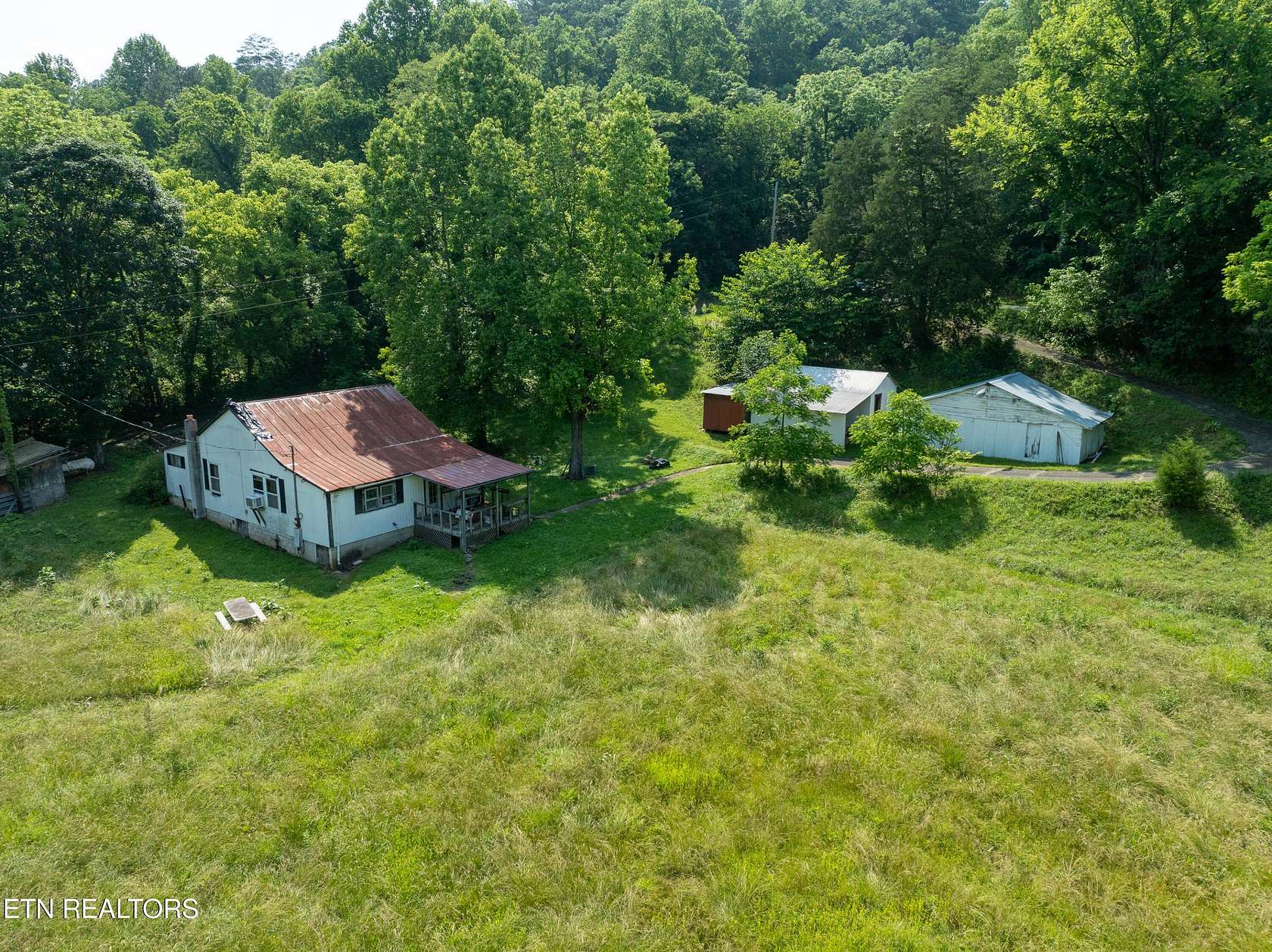 4.75 Acres of Residential Land with Home for Sale in Townsend, Tennessee