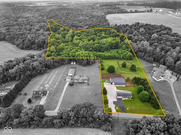 7.56 Acres of Land with Home for Sale in Williamsport, Indiana