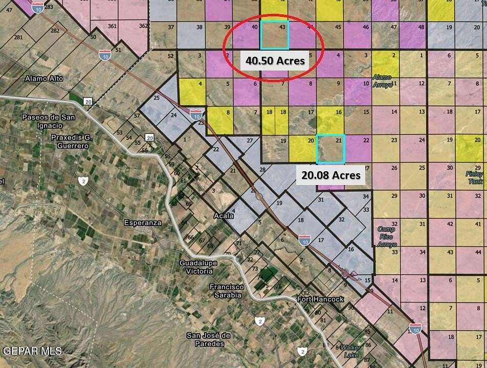 40.5 Acres of Land for Sale in Fort Hancock, Texas