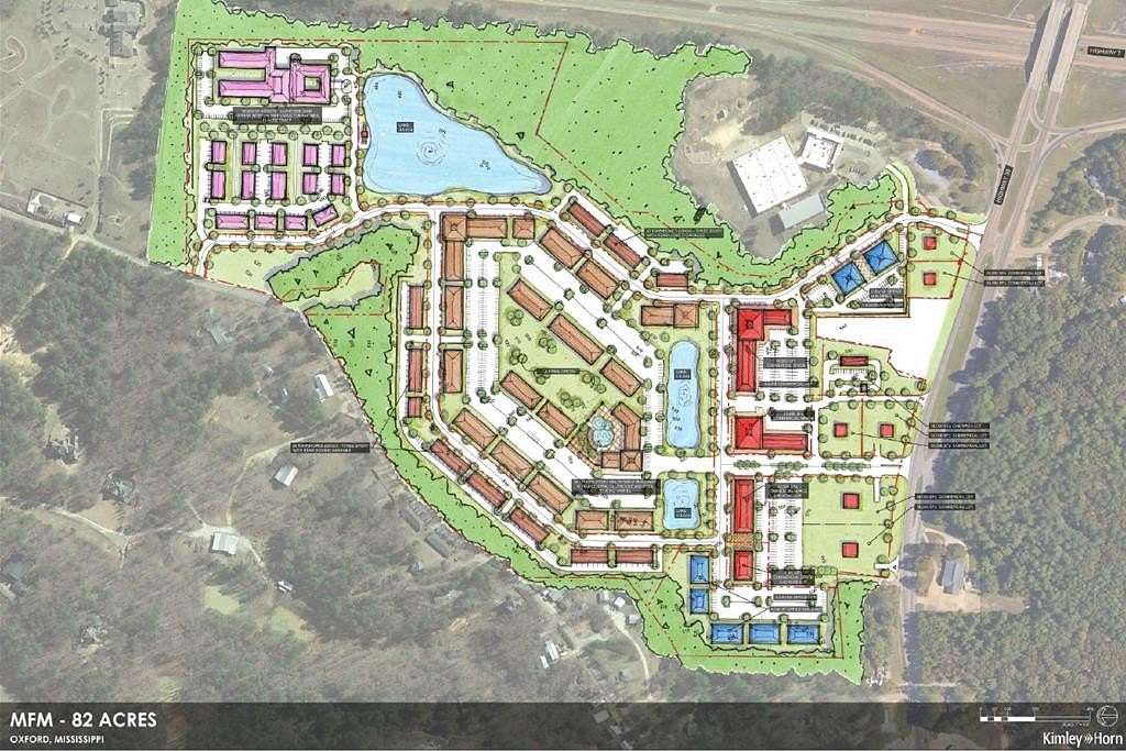 16.2 Acres of Mixed-Use Land for Sale in Oxford, Mississippi
