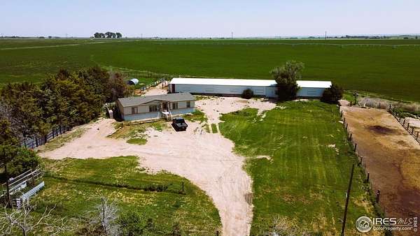 10.2 Acres of Land with Home for Sale in Sterling, Colorado