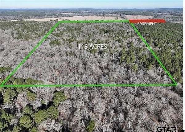 121 Acres of Recreational Land for Sale in Big Sandy, Texas