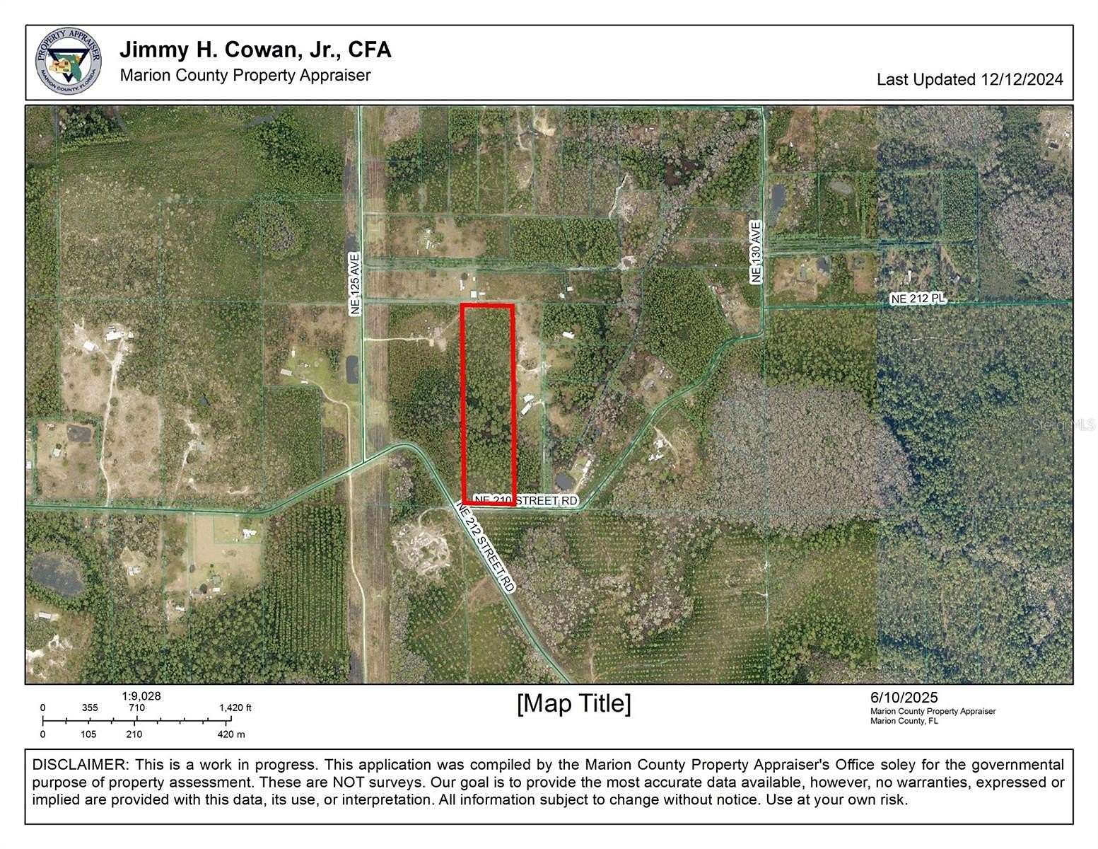 10 Acres of Agricultural Land for Sale in Fort McCoy, Florida