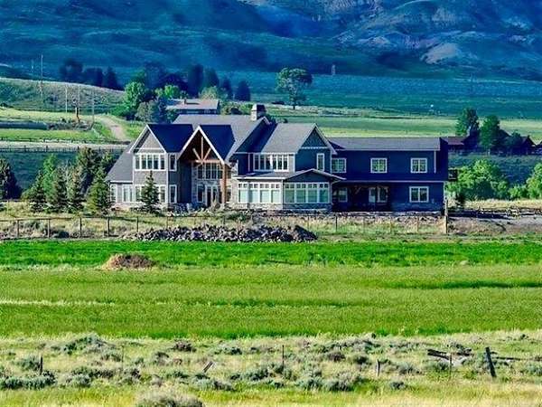 42 Acres of Agricultural Land with Home for Sale in Cody, Wyoming