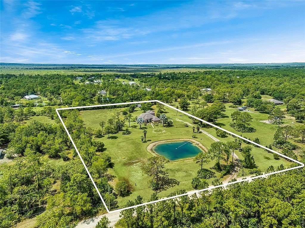 4 Acres of Residential Land with Home for Sale in Fellsmere, Florida
