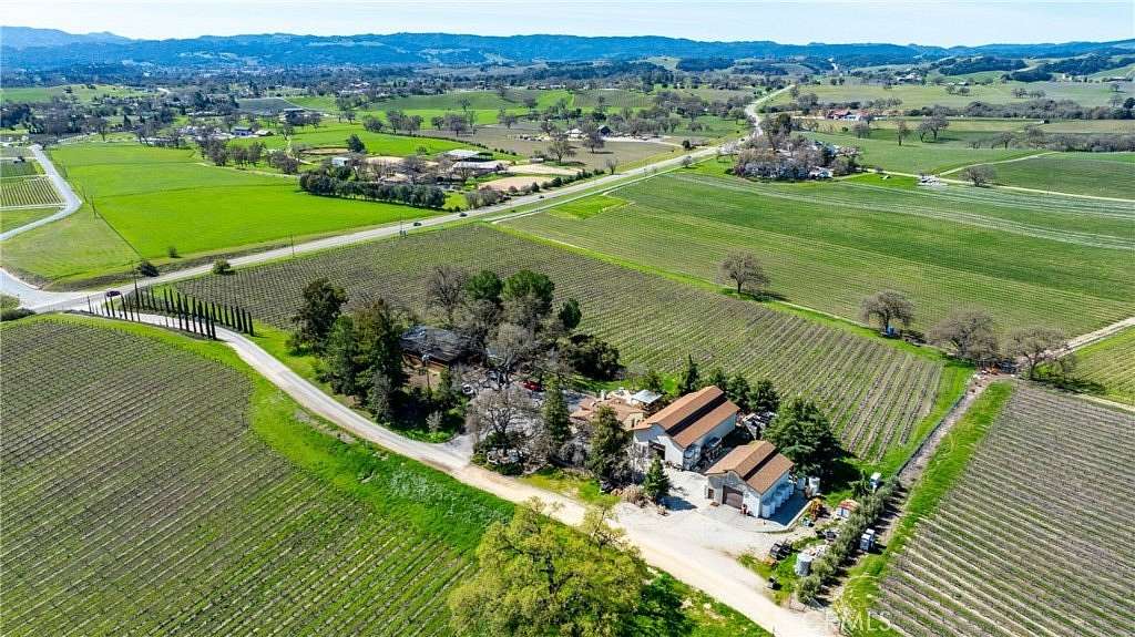 40 Acres of Agricultural Land with Home for Sale in Paso Robles, California