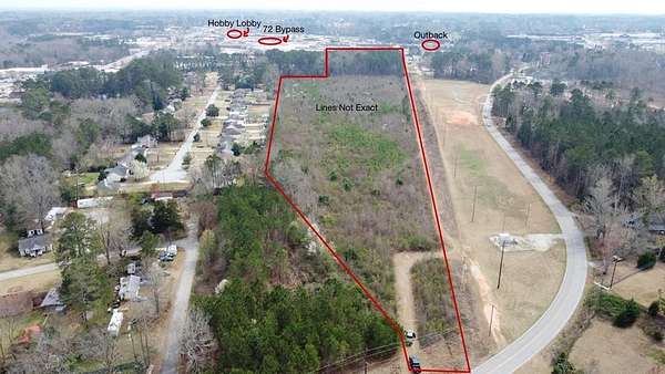 19.1 Acres of Recreational & Residential Land for Sale in Greenwood, South Carolina