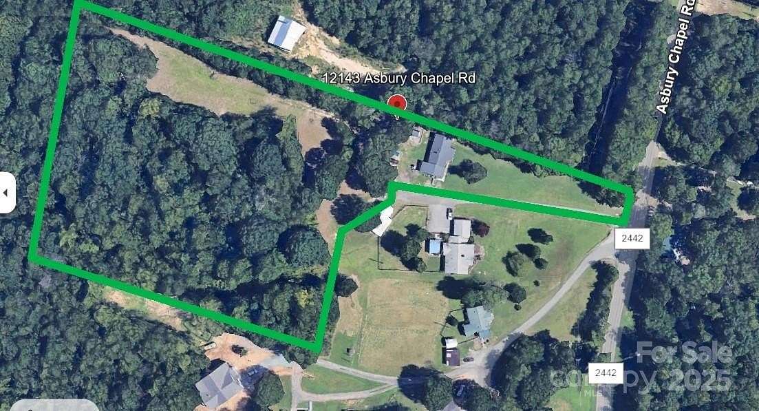 5.83 Acres of Residential Land with Home for Sale in Huntersville, North Carolina
