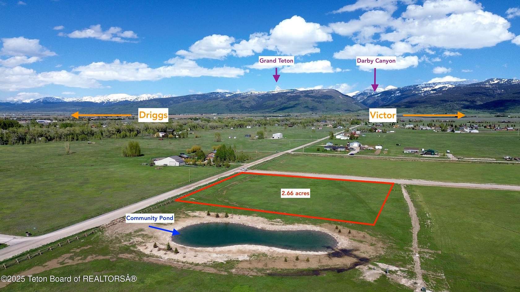 2.66 Acres of Residential Land for Sale in Victor, Idaho