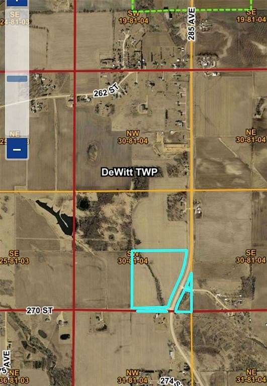 34 Acres of Land for Sale in DeWitt, Iowa