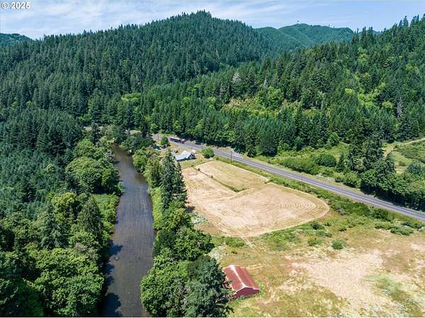 15.5 Acres of Land with Home for Sale in Drain, Oregon
