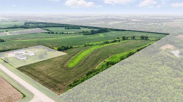 232 Acres of Agricultural Land for Sale in Columbus Junction, Iowa