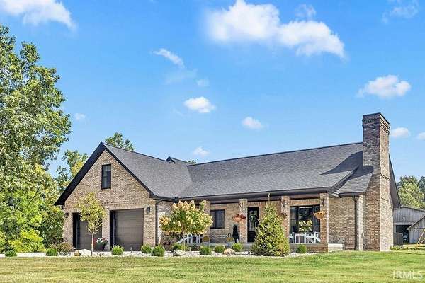 17 Acres of Land with Home for Sale in Unionville, Indiana