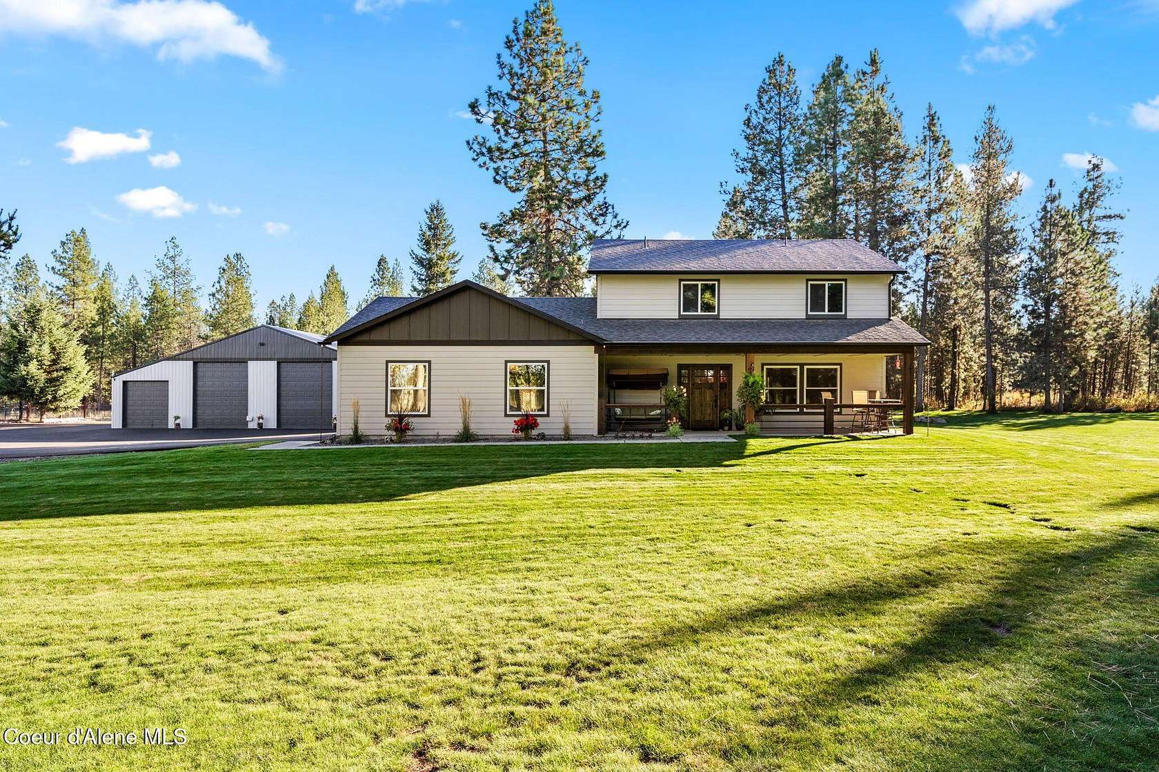 5.13 Acres of Residential Land with Home for Sale in Athol, Idaho