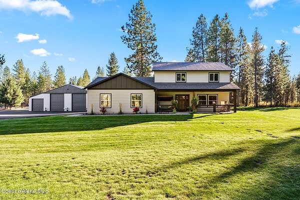 5.13 Acres of Residential Land with Home for Sale in Athol, Idaho