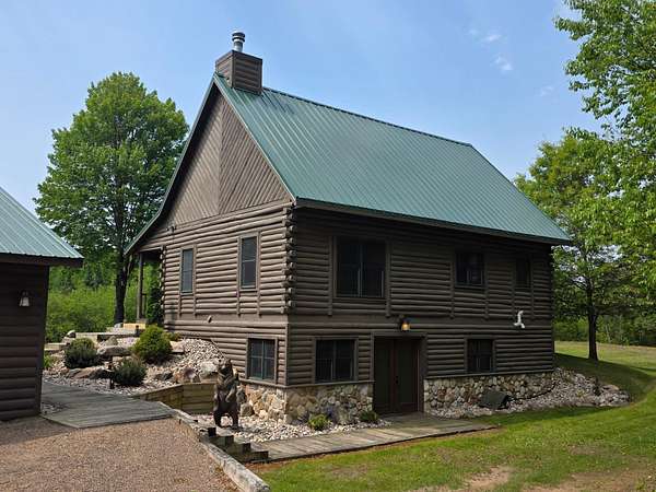 23.4 Acres of Recreational Land with Home for Sale in Tomahawk, Wisconsin