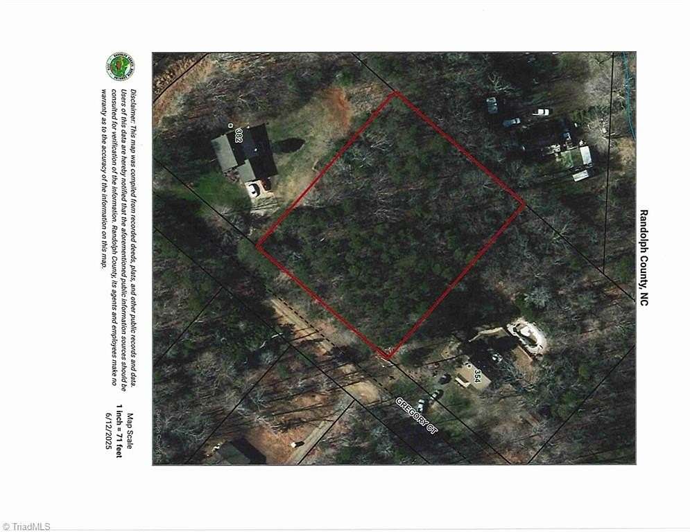 1.1 Acres of Residential Land for Sale in Asheboro, North Carolina