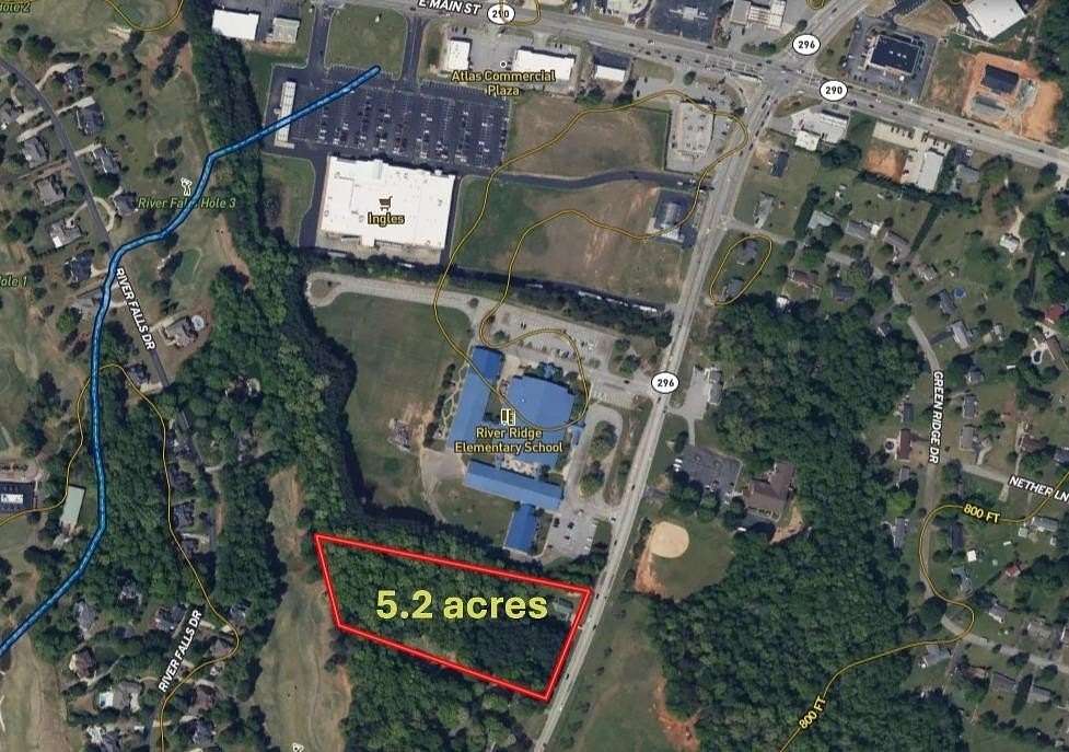 5.2 Acres of Commercial Land for Sale in Moore, South Carolina