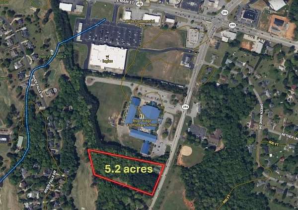 5.2 Acres of Commercial Land for Sale in Moore, South Carolina