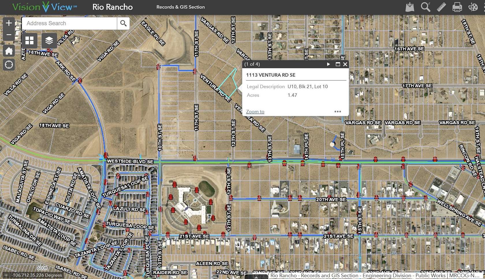 1.5 Acres of Residential Land for Sale in Rio Rancho, New Mexico