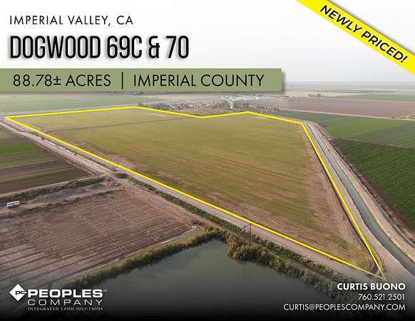 88.8 Acres of Land for Sale in Imperial, California