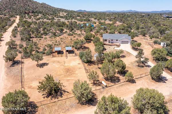 2 Acres of Residential Land with Home for Sale in Prescott, Arizona