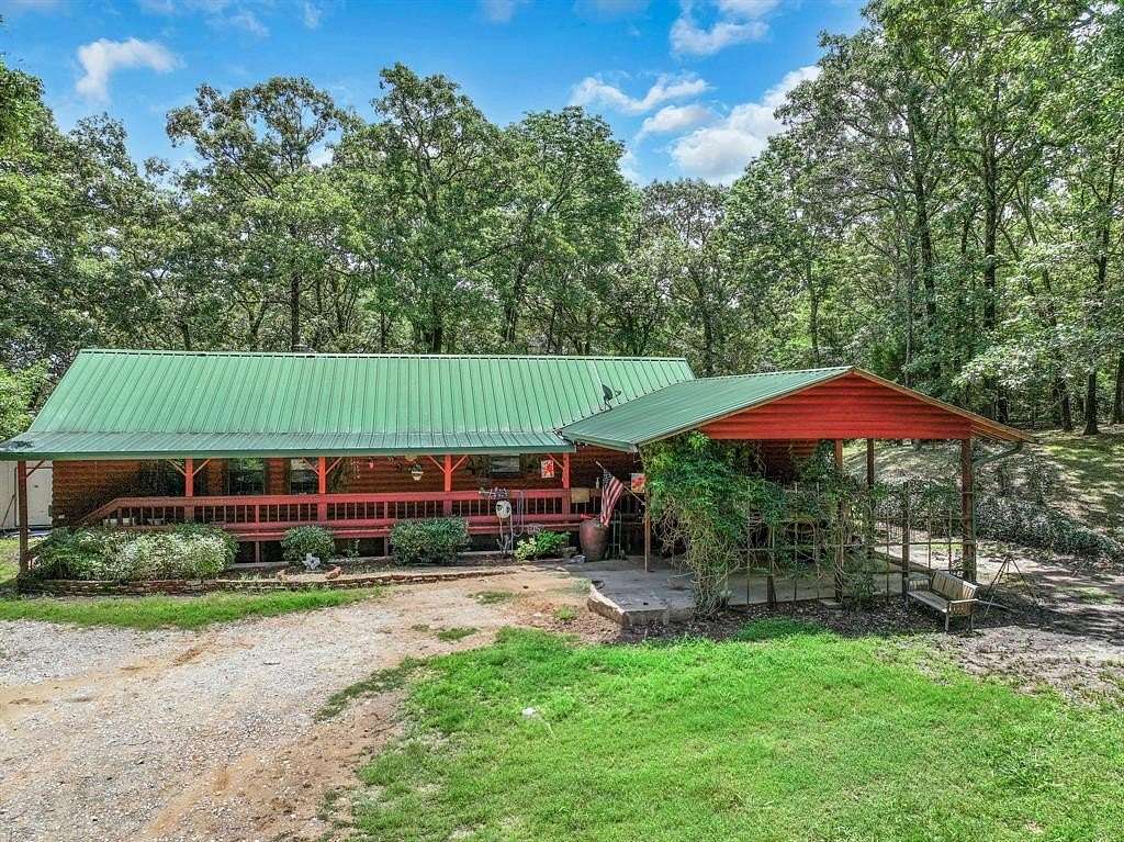 9.77 Acres of Residential Land with Home for Sale in Yantis, Texas