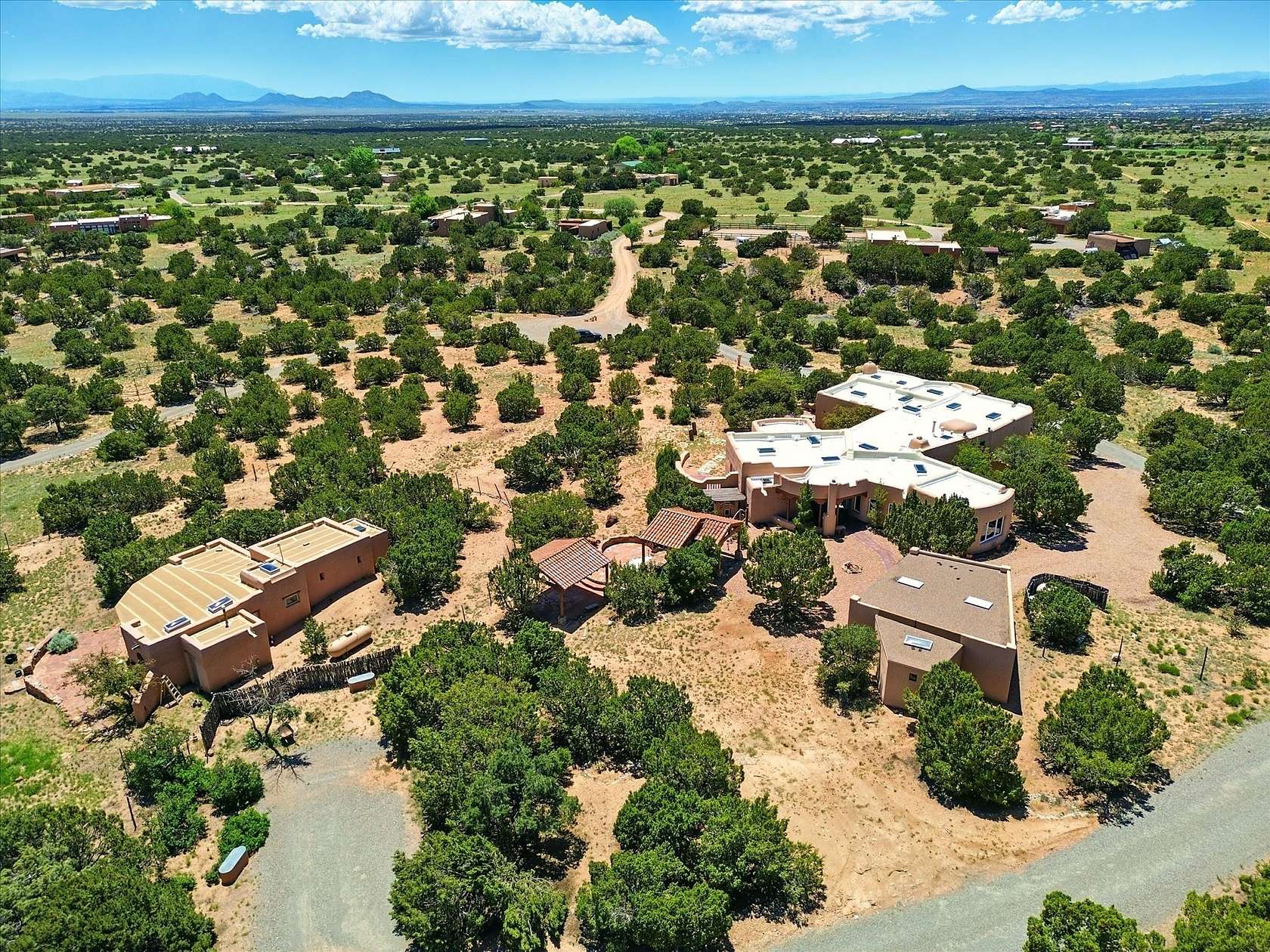 5 Acres of Land with Home for Sale in Santa Fe, New Mexico