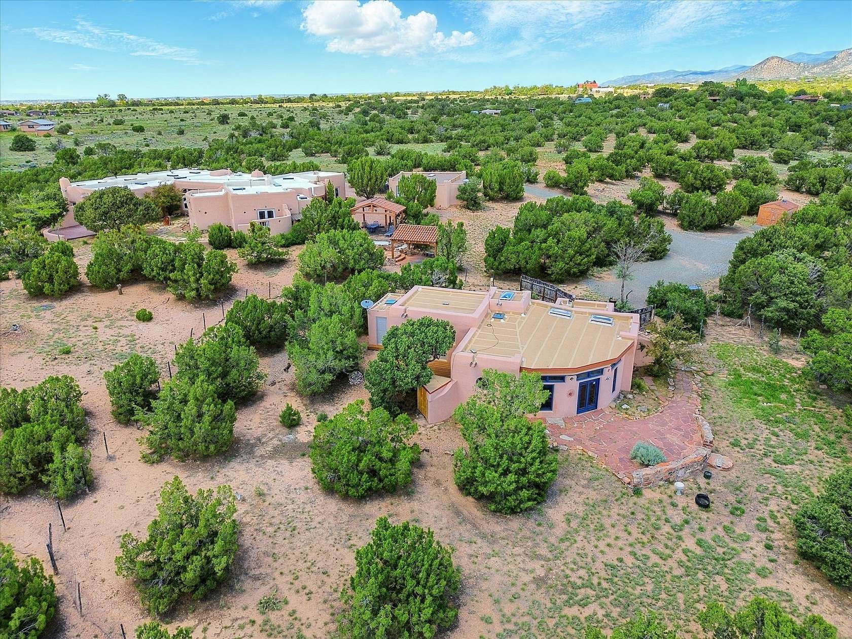 5 Acres of Land with Home for Sale in Santa Fe, New Mexico